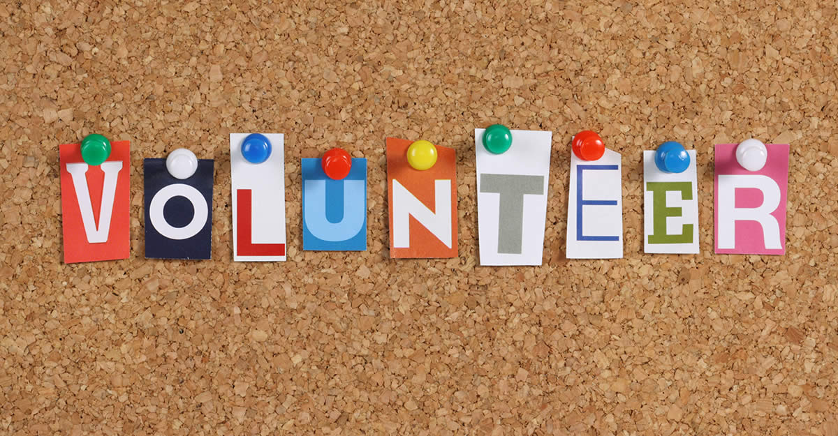 Volunteer your time and talents